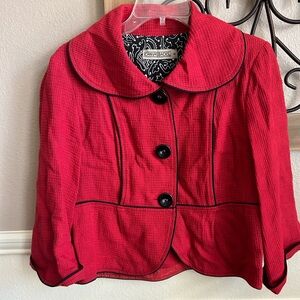 Red and Black Jacket